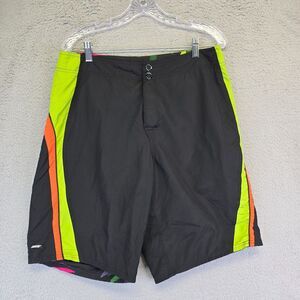 VAST LIFE Reversible Board Shorts Mens 33 Swim Trunks Shorts Tropical Beach